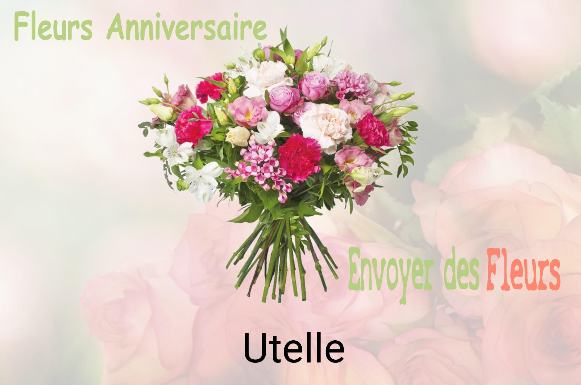 Bouquet de fleurs d’anniversaire livré à Utelle