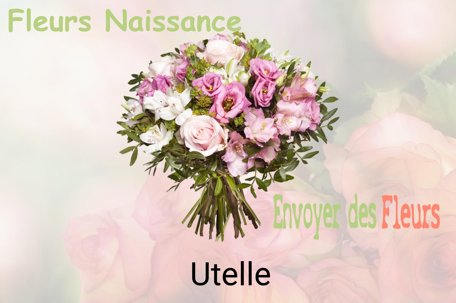 Bouquet de fleurs de naissance livré à Utelle